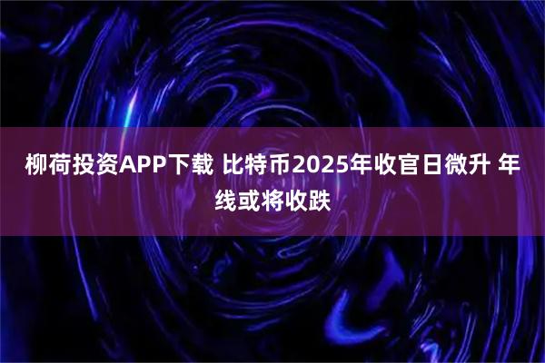 柳荷投资APP下载 比特币2025年收官日微升 年线或将收跌